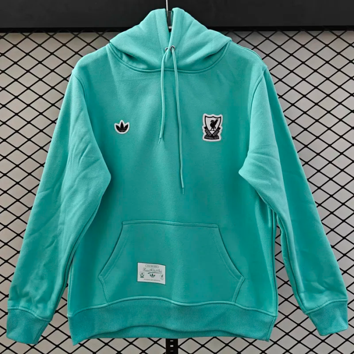 25-26 Liverpool Light green Hoody 浅绿色(黑标加绒)