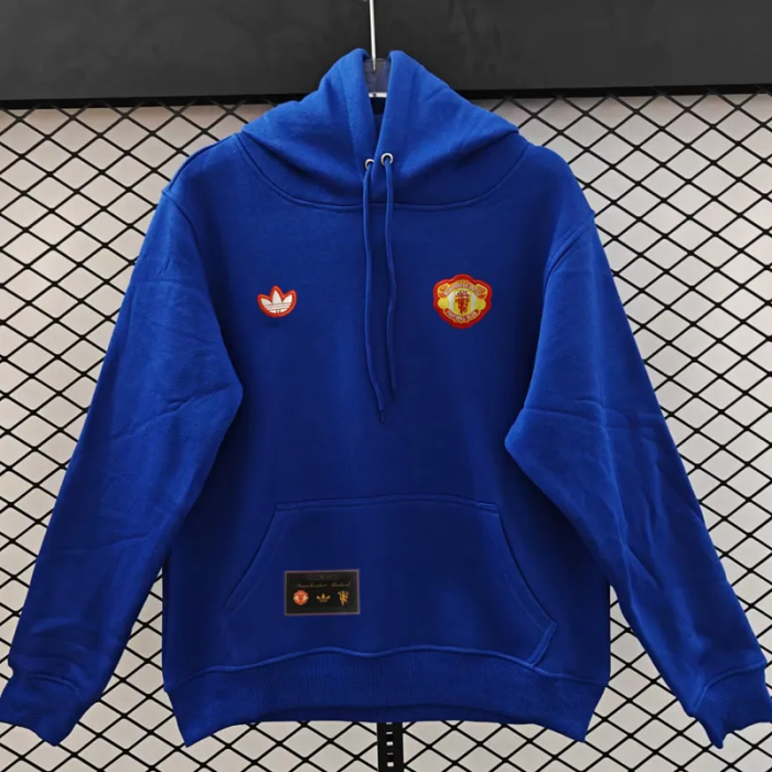 25-26 Manchester United Fancy blue Hoody 彩蓝色(加绒)