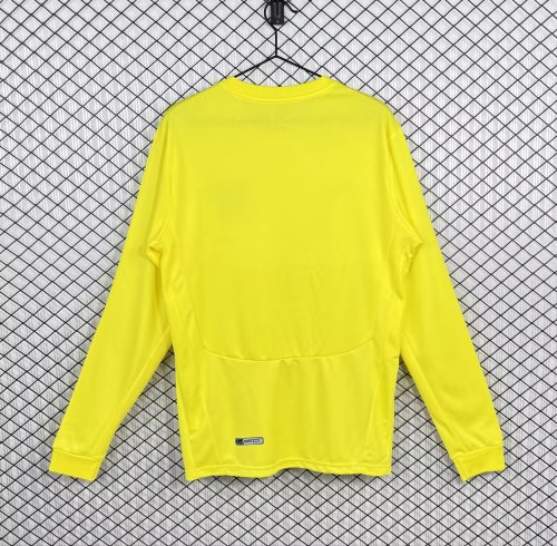 2008-2009 Villarreal Home Long Sleeve Retro Soccer Jersey