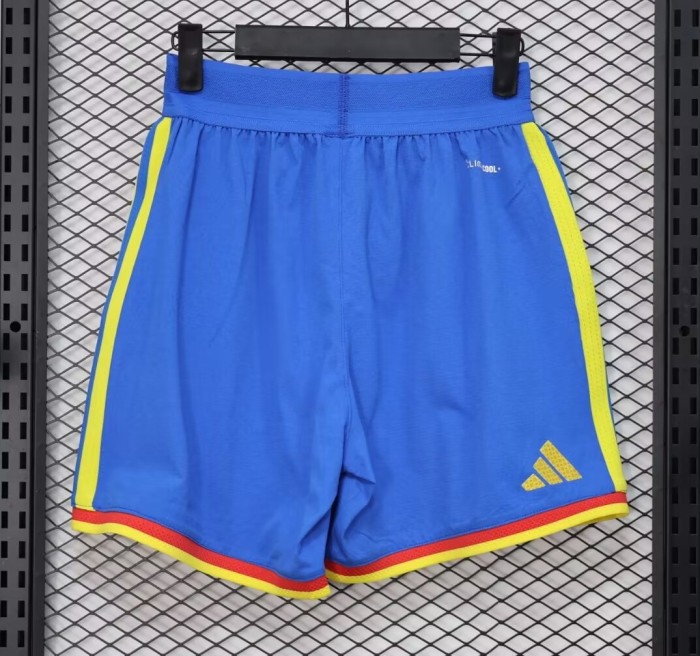2026 Colombia Blue Player Version Shorts Pants (球员短裤)