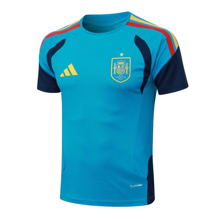 2026 Spain Blue High Quality Player Version Training Short Suit (球员套装)