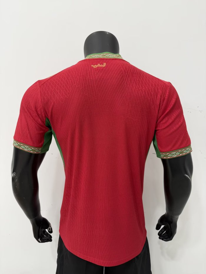 2026 Morocco Home Player Version Soccer Jersey