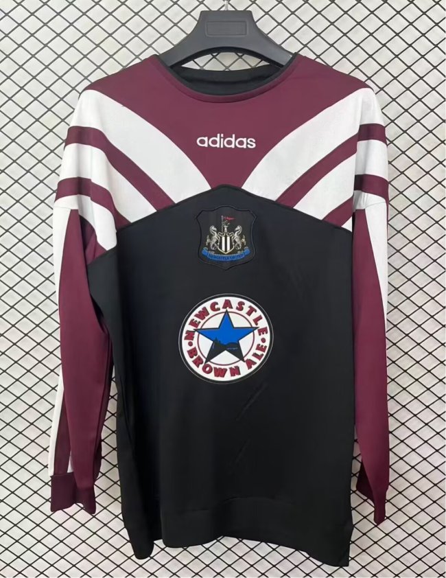1995-1996 Newcastle Away Long sleeves Retro Soccer Jersey