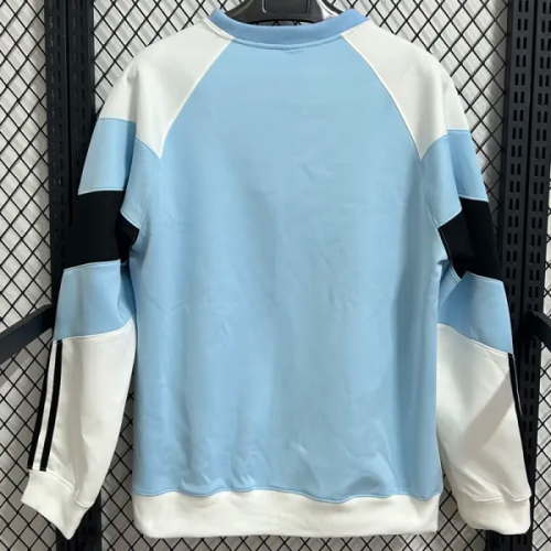 2026 Manchester City Blue white Hoodie (无帽卫衣)
