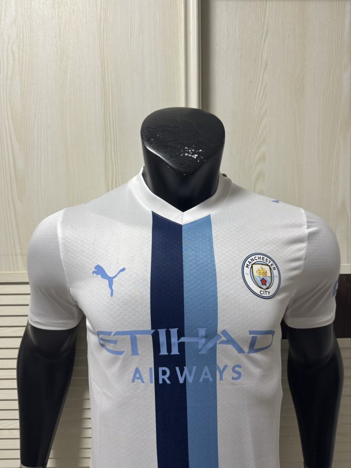 2026 Manchester City White Special Edition Player Version Soccer Jersey