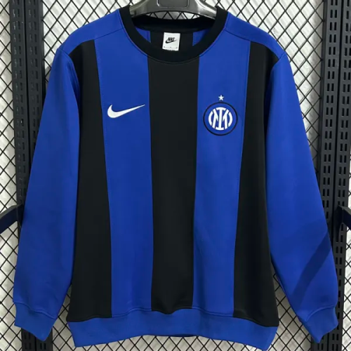 2026 Inter Milan Blue Black Hoodie (无帽卫衣)