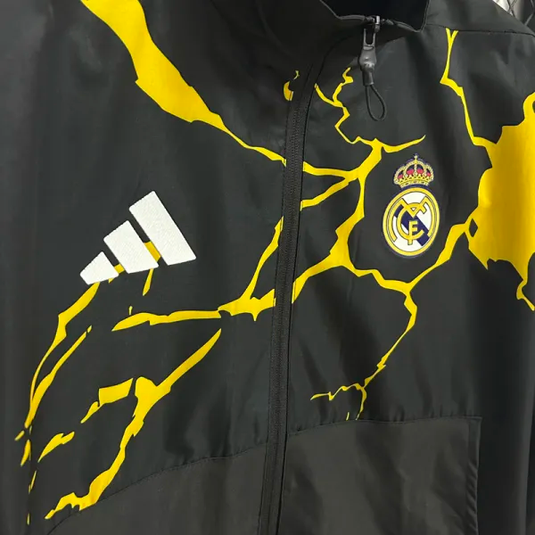 2025 Real Madrid New Pattern Windbreaker