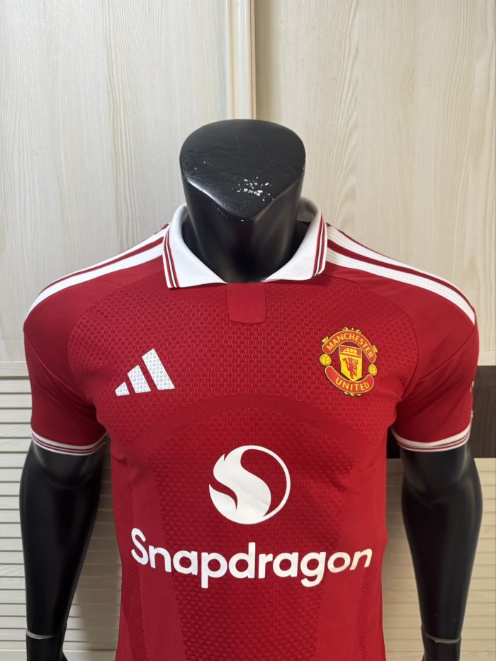 2026 Manchester United Home Player Version Soccer Jersey