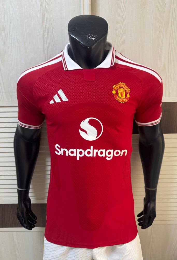 2026 Manchester United Home Player Version Soccer Jersey