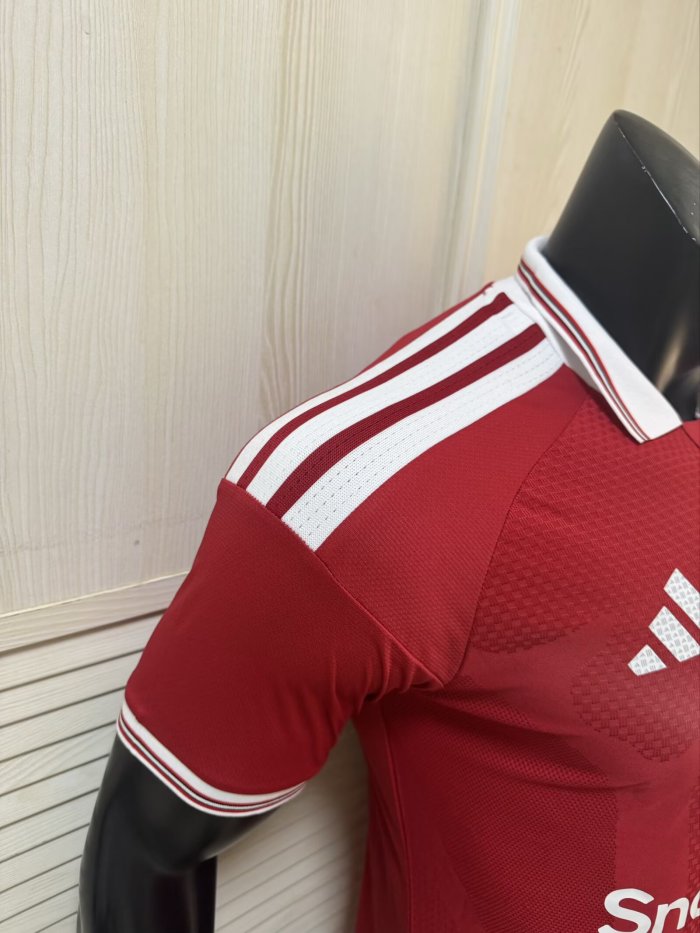 2026 Manchester United Home Player Version Soccer Jersey