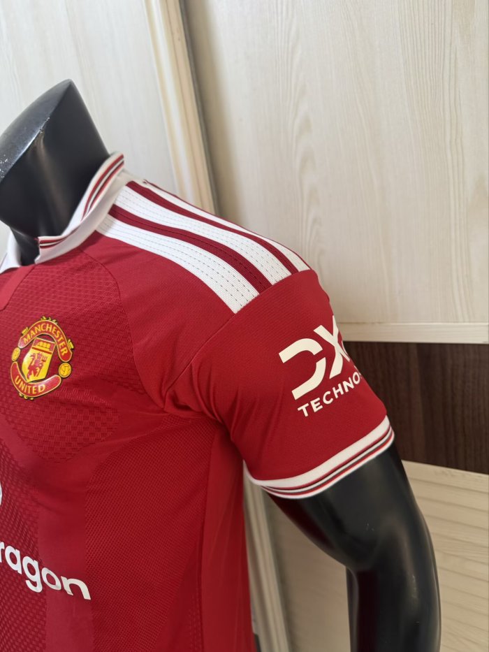 2026 Manchester United Home Player Version Soccer Jersey