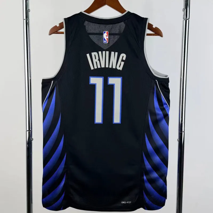 25-26 Dallas Mavericks IRVING #11 Black City Edition Top Quality Hot Pressing NBA Jersey(V领)