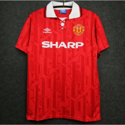 1992-1994 Man Utd Home Retro Soccer Jersey