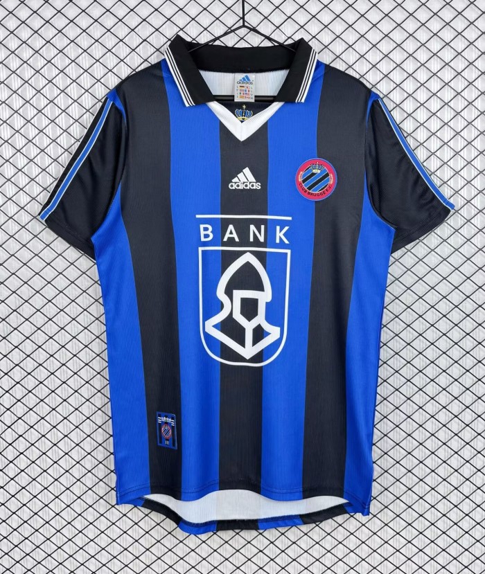 1998-1999 Club Brugge Home Retro Soccer Jersey