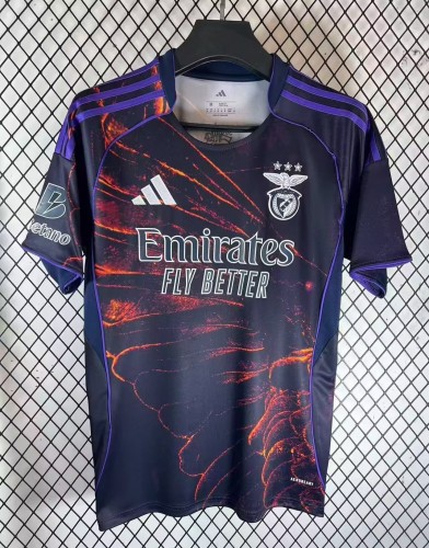 25-26 Benfica Fourth Fans Soccer Jersey*广告在右手