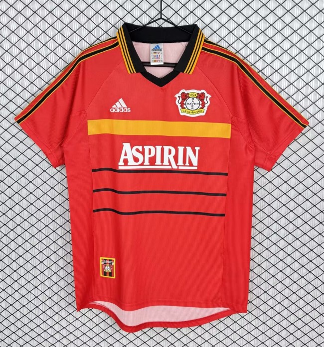 1999-2000 LeverKusen Home Retro Soccer Jersey