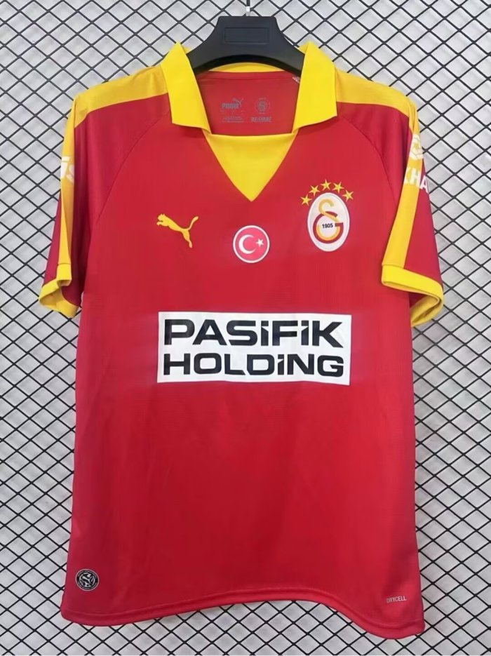 25-26 Galatasaray Red Fans Soccer Jersey