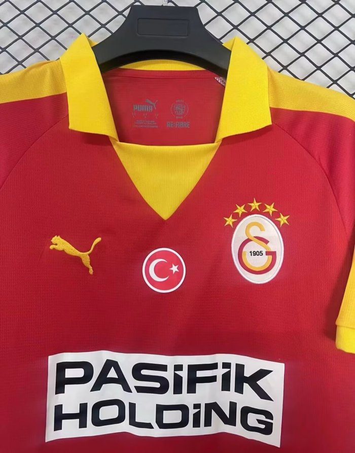 25-26 Galatasaray Red Fans Soccer Jersey