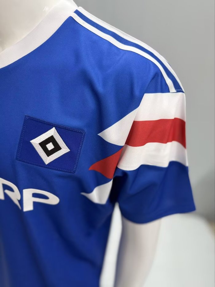 1990-1991 Hamburger Away Retro Soccer Jersey