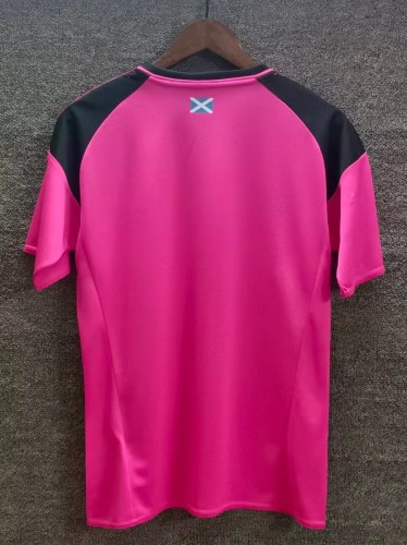 2016 Scotland Red Retro Soccer Jersey