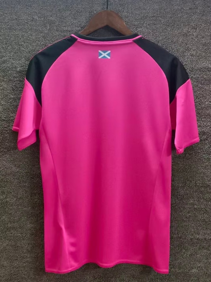 2016 Scotland Red Retro Soccer Jersey