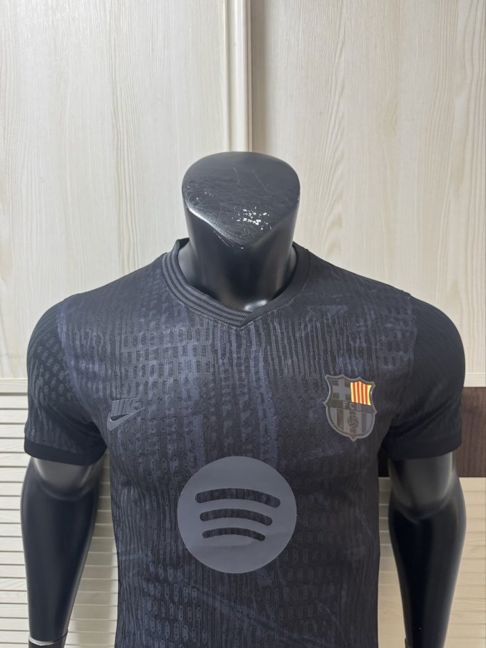 26-27 BAR Black Special Edition Player Version Soccer Jersey
