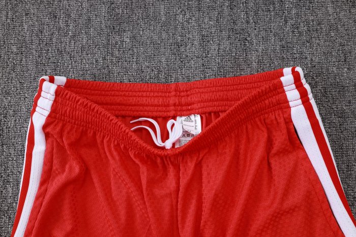2026 AD Red High Quality Player Version Training Short Suit (球员套装)
