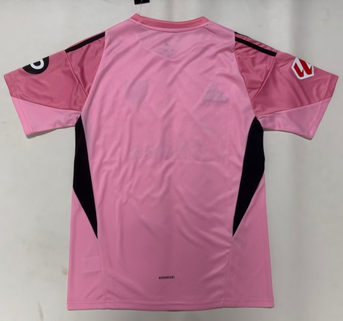 25-26 Sevilla Pink GoalKeeper Fans Soccer Jersey
