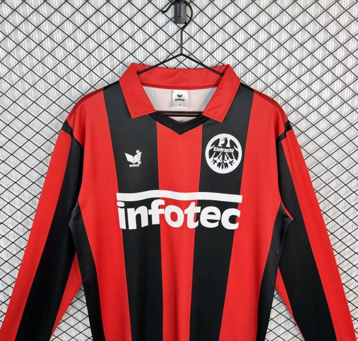 1983-1984 Frankfurt Home Long Sleeve Retro Soccer Jersey