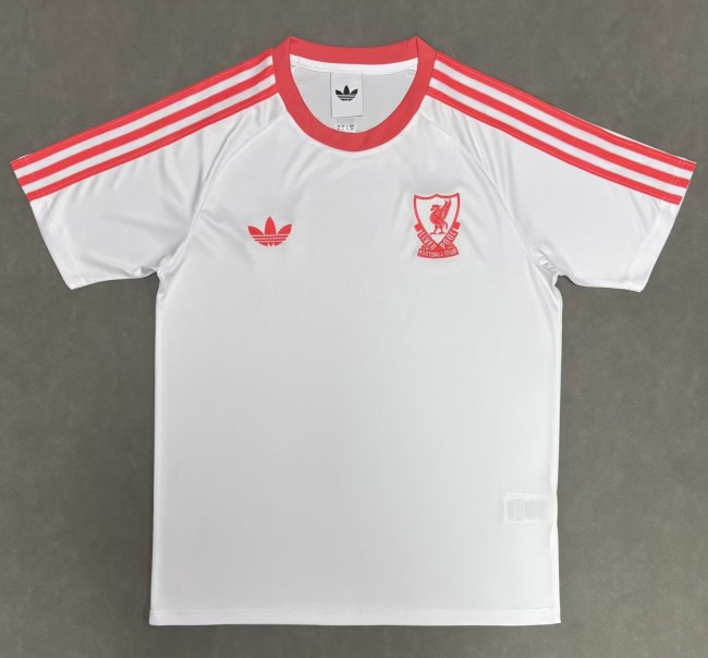 26-27 Liverpool White Special Edition Fans Soccer Jersey