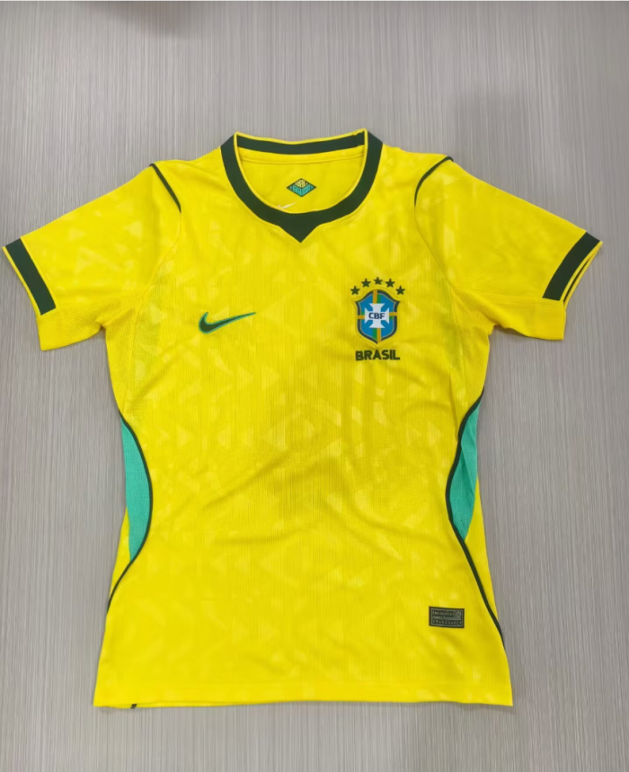 2026 Brazil Home Women Fans Soccer Jersey (女)