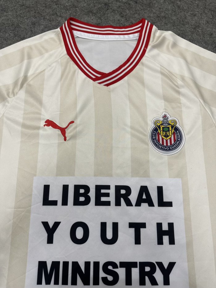 25-26 Chivas White Special Edition Fans Soccer Jersey
