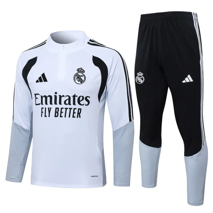 26-27 Real Madrid High Quality Half Pull Tracksuit