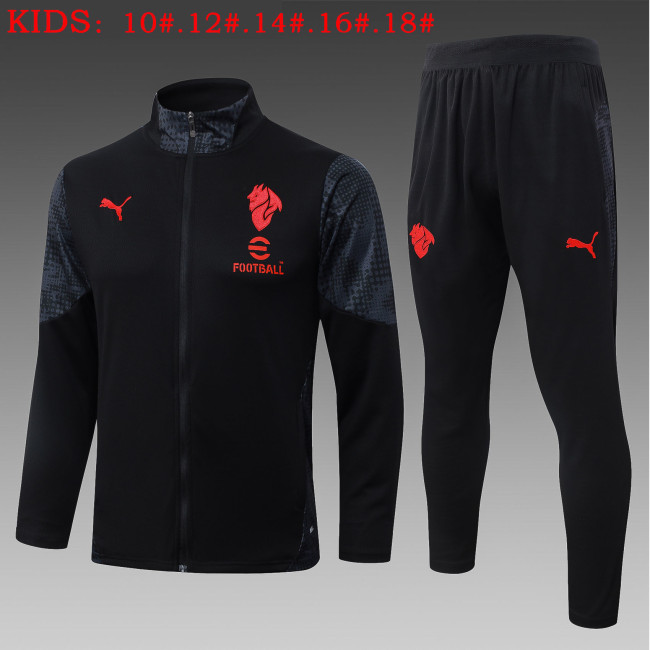 25-26 AC Milan High Quality Kids Jacket Tracksuit