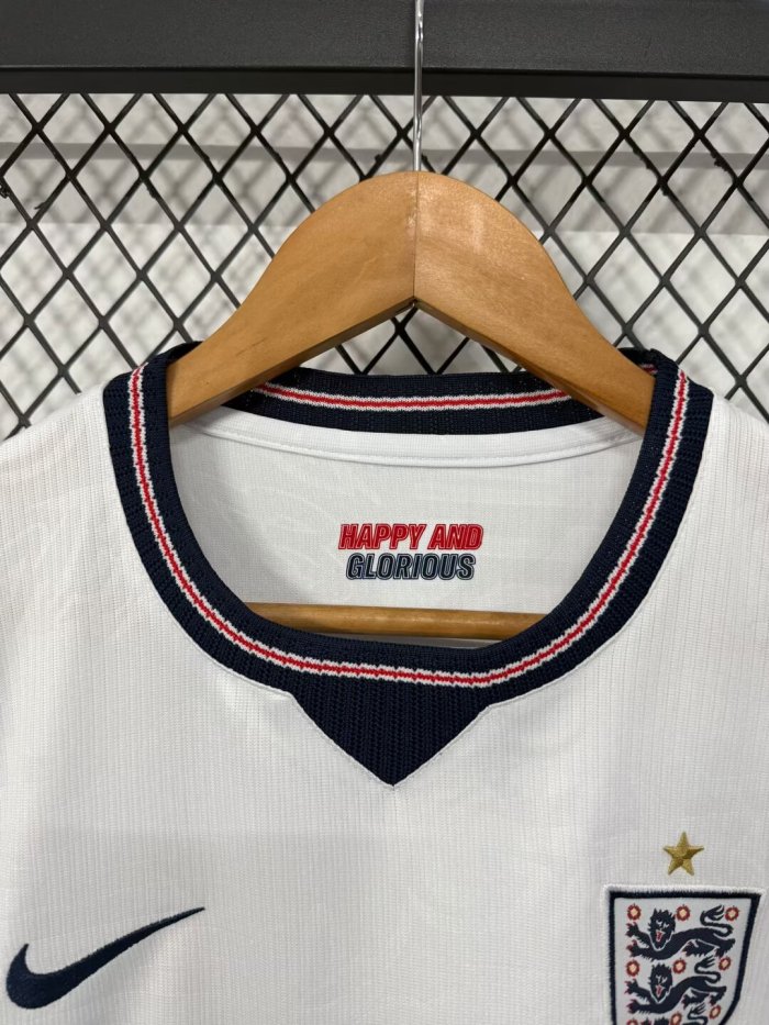 2026 England Home Kids Soccer Jersey