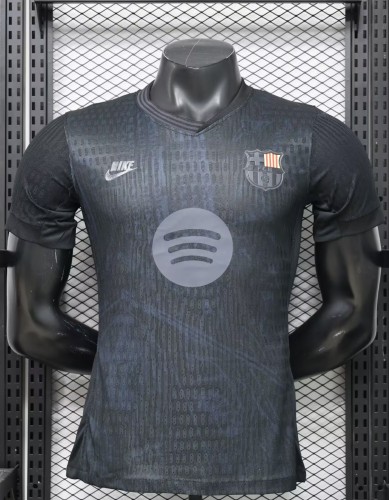 2026 Barcelona Black Special Edition Player Version Soccer Jersey