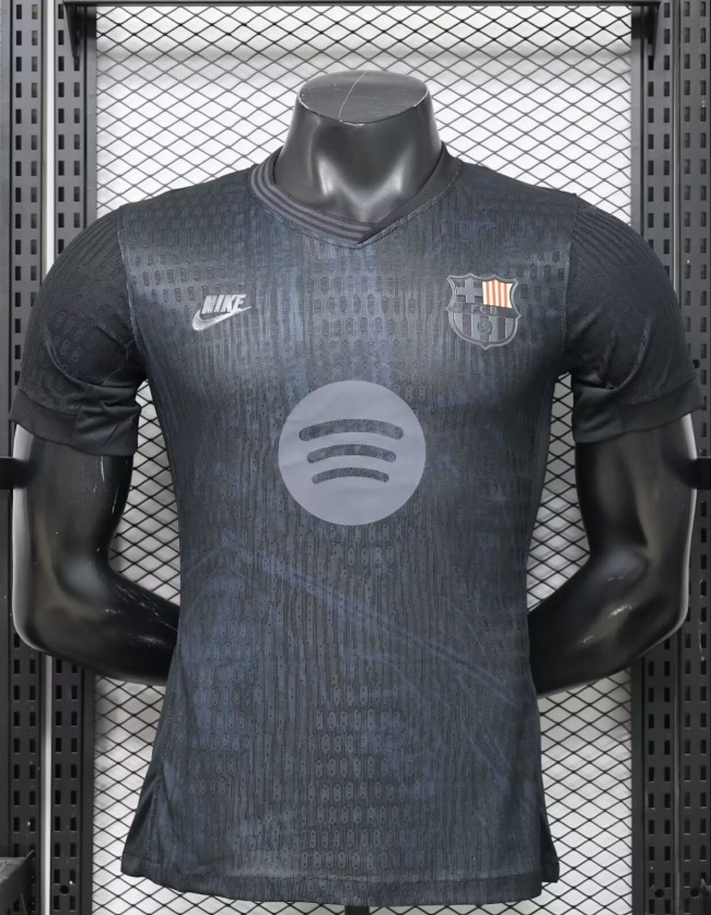 2026 Barcelona Black Special Edition Player Version Soccer Jersey