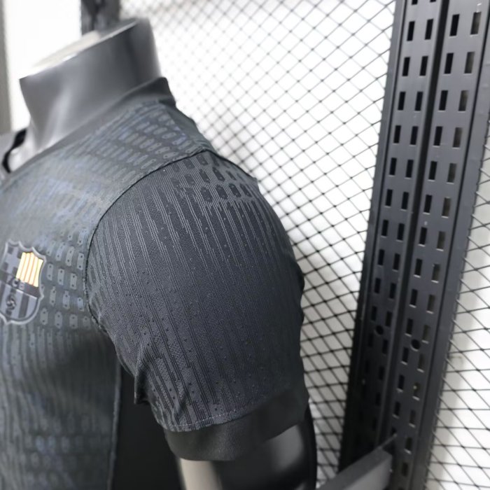 2026 Barcelona Black Special Edition Player Version Soccer Jersey