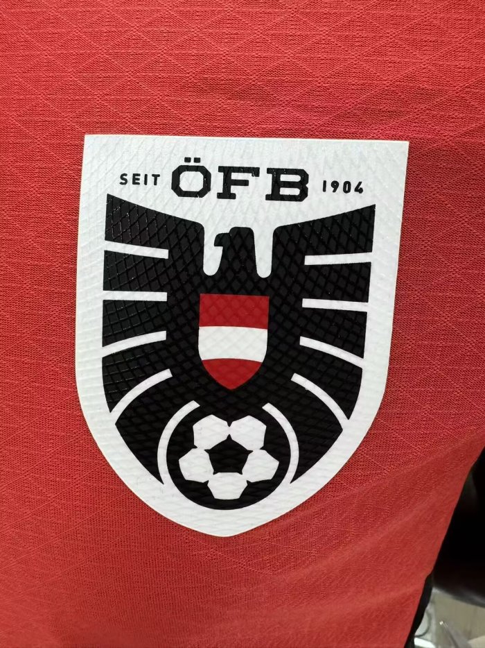 2026 Austria Home Player Version Soccer Jersey