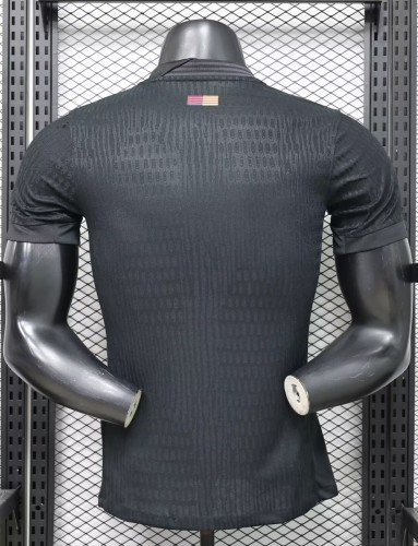 2026 Barcelona Black Special Edition Player Version Soccer Jersey