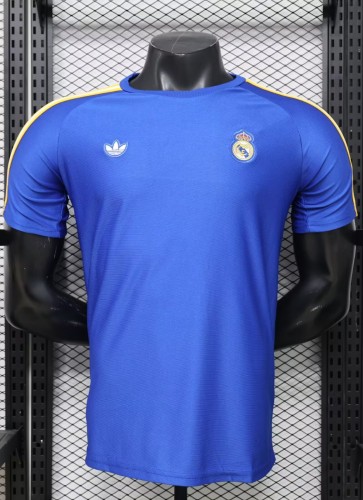 26-27Real Madrid Blue Player Version Training shirts
