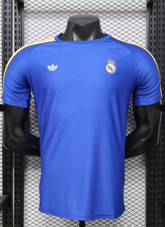 26-27Real Madrid Blue Player Version Training shirts