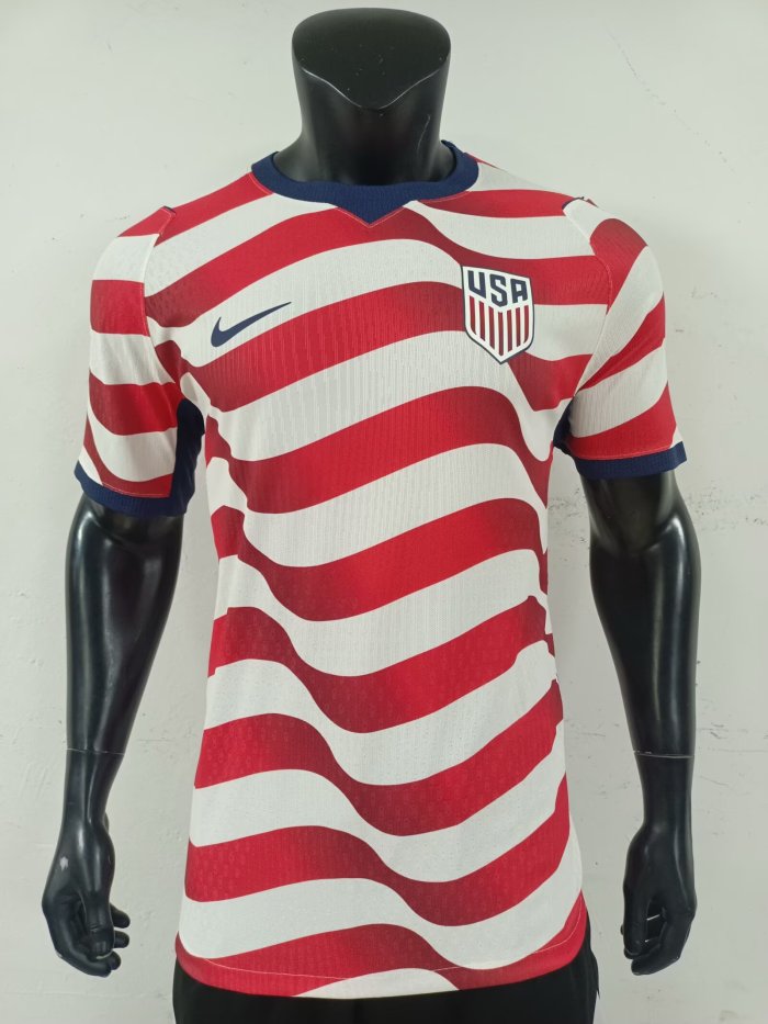 2026 USA Home Player Version Soccer Jersey (Graphic Version)