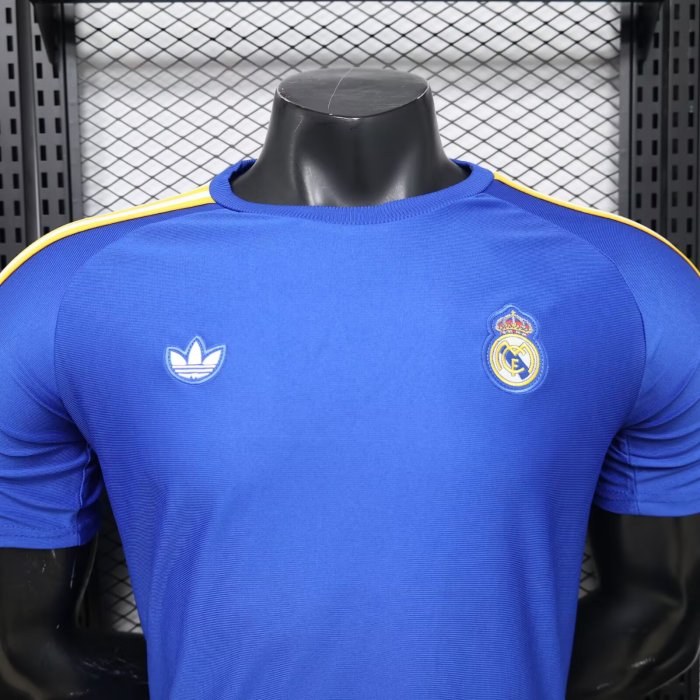 26-27Real Madrid Blue Player Version Training shirts