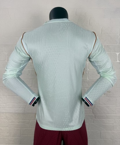 2026 France Away Long Sleeves Player Version Soccer Jersey*长袖球员