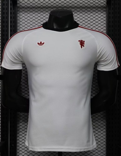26-27 Manchester United White Player Version Training shirts