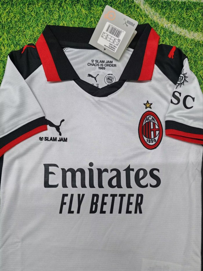 25-26 AC Milan Fourth Kids Soccer Jersey