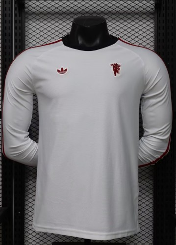 25-26 Liverpool White Special Edition Long Sleeve Player Version Soccer Jersey*长袖球员