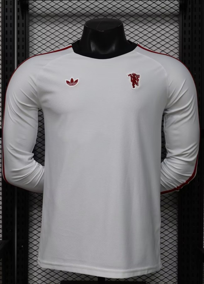 25-26 Liverpool White Special Edition Long Sleeve Player Version Soccer Jersey*长袖球员