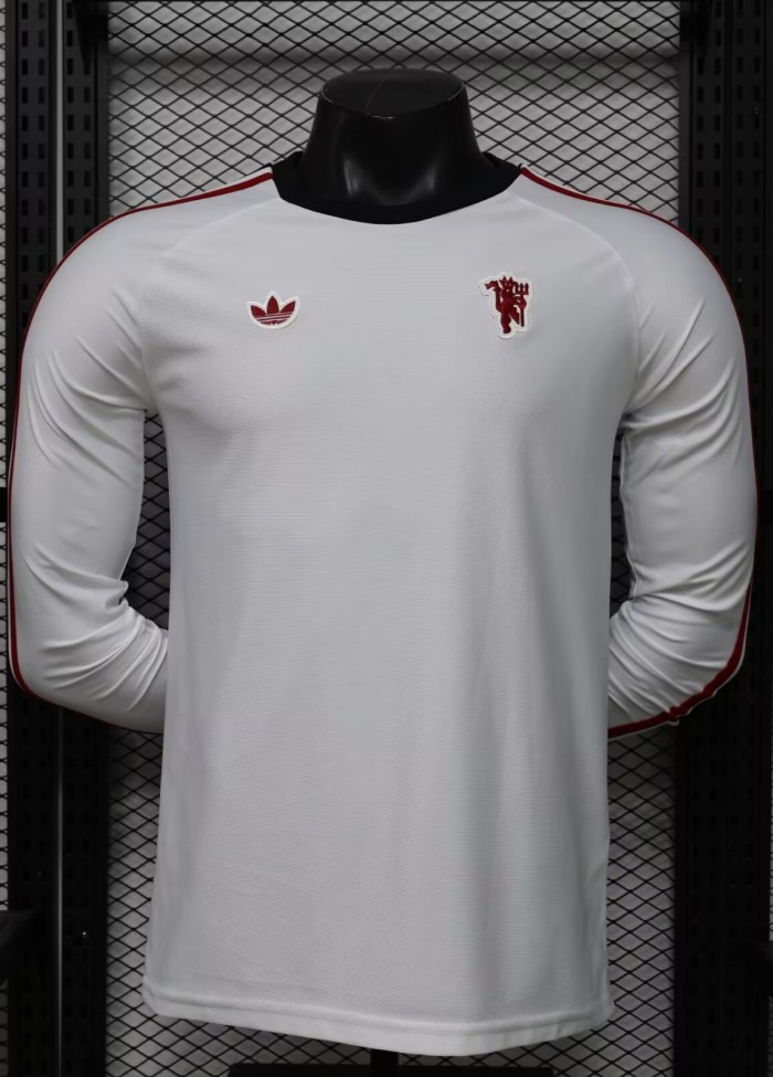 25-26 Liverpool White Special Edition Long Sleeve Player Version Soccer Jersey*长袖球员